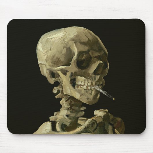 Van Gogh, Skeleton with a burning cigarette Muismat (Voorkant)