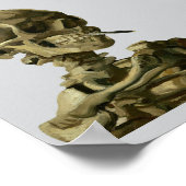 Van Gogh, Skeleton with a burning cigarette Poster (Hoek)