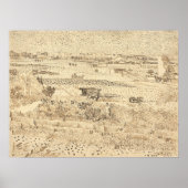 Van Gogh Sketches oogsten de gewone kunst Poster (Voorkant)