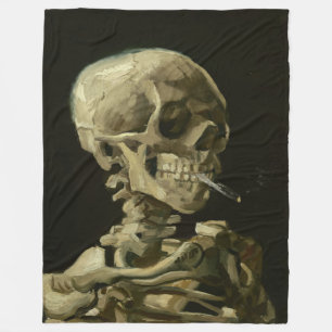 van gogh Skull Fleece Deken