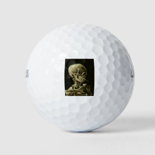 van gogh Skull Golfballen (Voorkant)