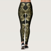 van gogh Skull Leggings (Achterkant)