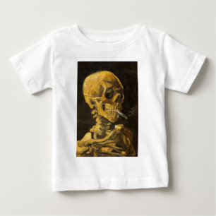 Van Gogh Skull met brandende sigaretten