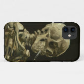 Van Gogh Skull met brandende sigaretten Case-Mate iPhone Case (Achterkant (horizontaal))