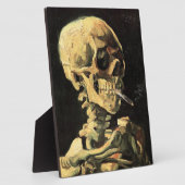 Van Gogh Skull met brandende sigaretten Fotoplaat (Zijkant)