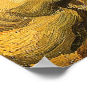 Van Gogh Skull met brandende sigaretten Poster (Hoek)