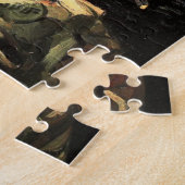 Van Gogh Skull met Burning Cigarette Puzzle Legpuzzel (Zijkant)