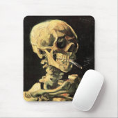 Van Gogh Skull met verbrande sigarettenMuismat Muismat (Met muis)