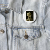 van gogh Skull Ronde Button 5,7 Cm (In situ)