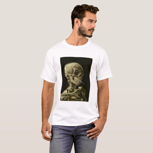 van gogh Skull T-shirt (Voorkant volledig)