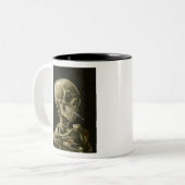 van gogh Skull Tweekleurige Koffiemok (Voorkant links)