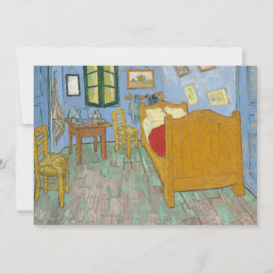 Van Gogh Slaapkamer in Arles - Klassiek Geel & Bla Bedankkaart