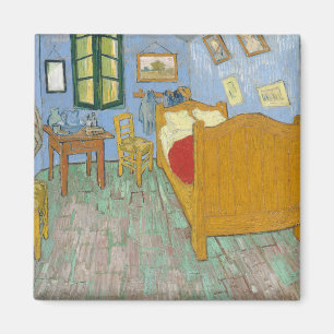 Van Gogh Slaapkamer in Arles - Klassiek Geel & Bla Magneet