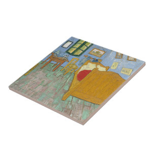Van Gogh Slaapkamer in Arles - Klassiek Geel & Bla Tegeltje
