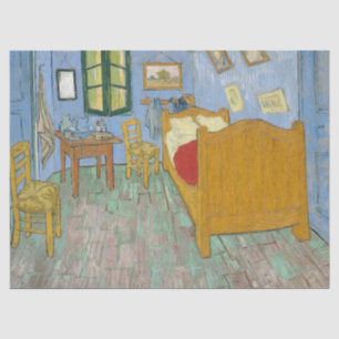 Van Gogh Slaapkamer in Arles - Klassiek Geel & Bla Tissuepapier