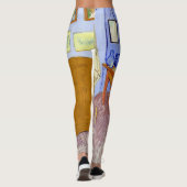 Van Gogh Slaapkamer in Arles Leggings (Achterkant)