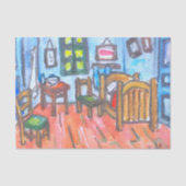 Van Gogh Slaapkamer mini Tissuepapier (Voorkant)