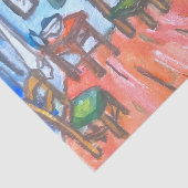 Van Gogh Slaapkamer mini Tissuepapier (Detail)