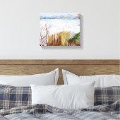 Van Gogh - Snowy Landscape Canvas Afdruk (Insitu (Slaapkamer))