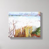 Van Gogh - Snowy Landscape Canvas Afdruk (Voorkant)