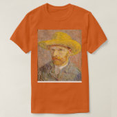 Van Gogh SPortret met een Pet T-shirt (Design voorkant)