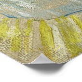 Van Gogh - Sprig van bloeiende amandel in glas Poster (Hoek)