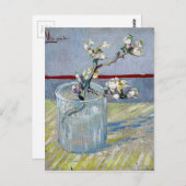 van Gogh Spring Flowering Almond in een glas Briefkaart (Voorkant / Achterkant)
