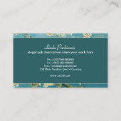 Van Gogh springbloesems op maat gemaakte visitekaa Visitekaartje (Achterkant)