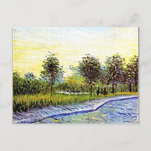 Van Gogh - Square Saint-Pierre op Sunset, fijne ku Briefkaart (Voorkant)