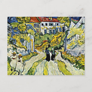 Van Gogh - Stairway bij Auvers Briefkaart