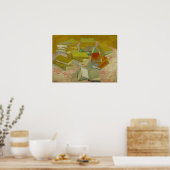 Van Gogh - Stapels Franse romans Poster (Keuken)