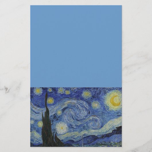 Van Gogh Starry Nacht Briefpapier (Voorkant)