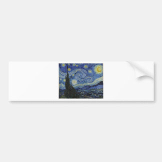 Van Gogh Starry Nacht Bumpersticker