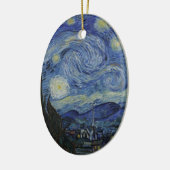 Van Gogh Starry Nacht Keramisch Ornament (Links)