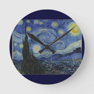Van Gogh Starry Nacht Ronde Klok
