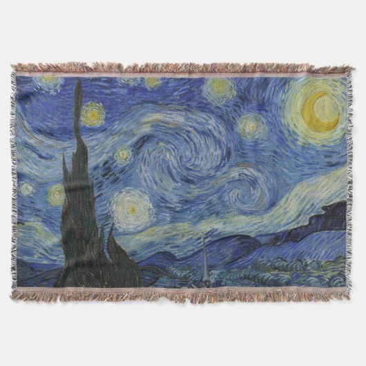 Van Gogh, Starry Nigh, klassiek schilderij Deken (Voorkant)