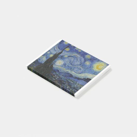 Van Gogh, Starry Nigh Post-it® Notes (Schuin)