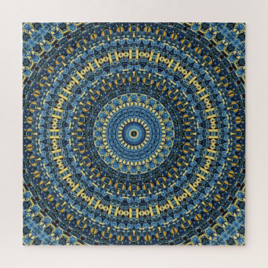 Van Gogh Starry Night Abstract Groovy Boho Mandala Legpuzzel (Verticaal)