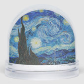 Van Gogh Starry Night Artwork – Christmas Limited  Sneeuwbol (Voorkant)