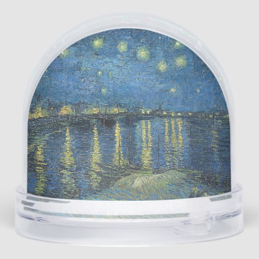 Van Gogh Starry Night Artwork – Christmas Limited Sneeuwbol (Achterkant)