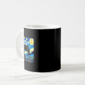 Van Gogh Starry Night Gamer Controller Kinderen Ma Koffiemok (Voorkant links)