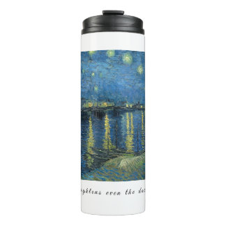 Van Gogh Starry Night Gratitude Artistic Uplifting Thermosbeker