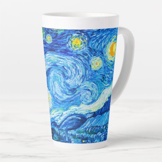 Van Gogh Starry Night Latte Mok (Rechterhoek)