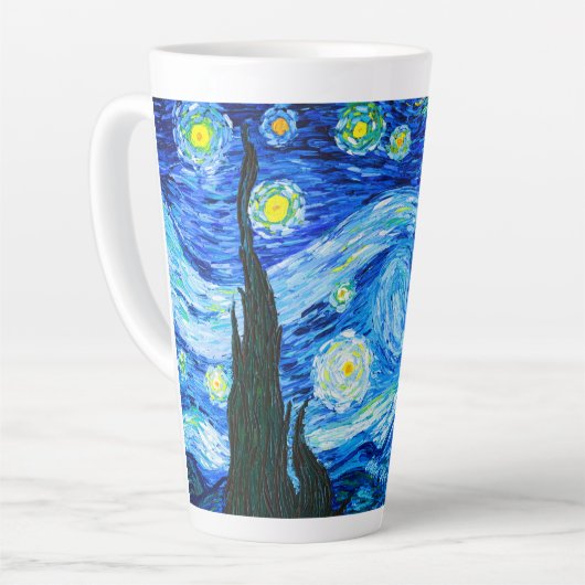 Van Gogh Starry Night Latte Mok (Linkerhoek)