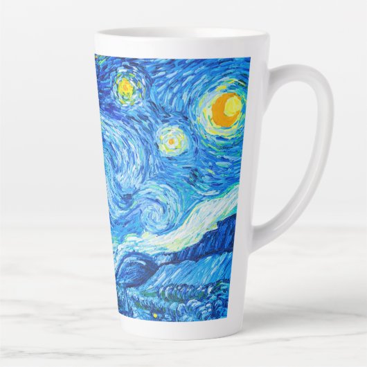 Van Gogh Starry Night Latte Mok (Rechts)