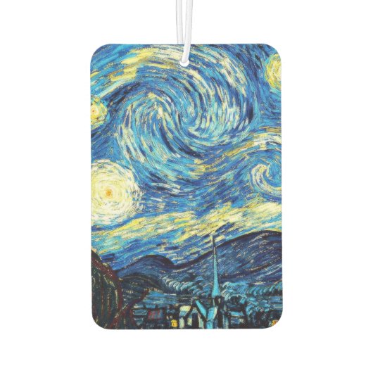 Van Gogh - Starry Night Luchtverfrisser (Achterkant)