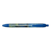 Van Gogh – Starry Night Over the Rhône – Custom Zwarte Inkt Pen (Achterkant)