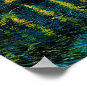 Van Gogh Starry Night Over the Rhône  Poster (Hoek)