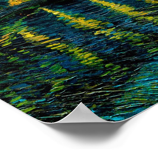 Van Gogh Starry Night Over the Rhône Poster (Hoek)