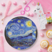 Van Gogh , “Starry Night” Papieren Bordje (Feest)